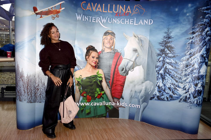 Milka Loff Fernandes - CAVALLUNA Wintershow Premiere im SHOWPALAST MÜNCHEN am 21.12.23 Agency People Image (c) Michael Tinnefeld